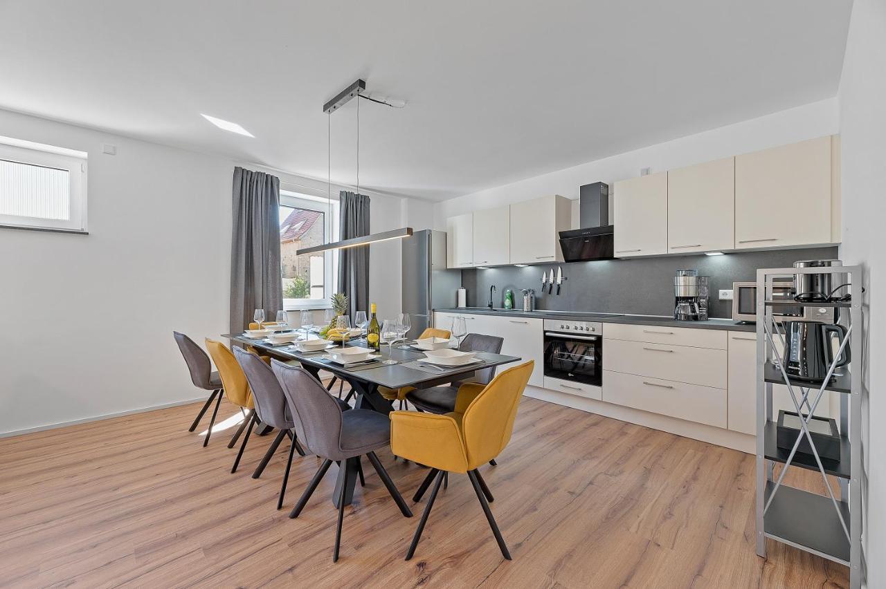 Golden Home With Barbecue, Yoga, Football Table Sinsheim Exterior foto